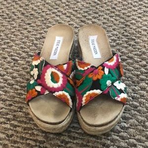 Steve Madden espadrilles platforms